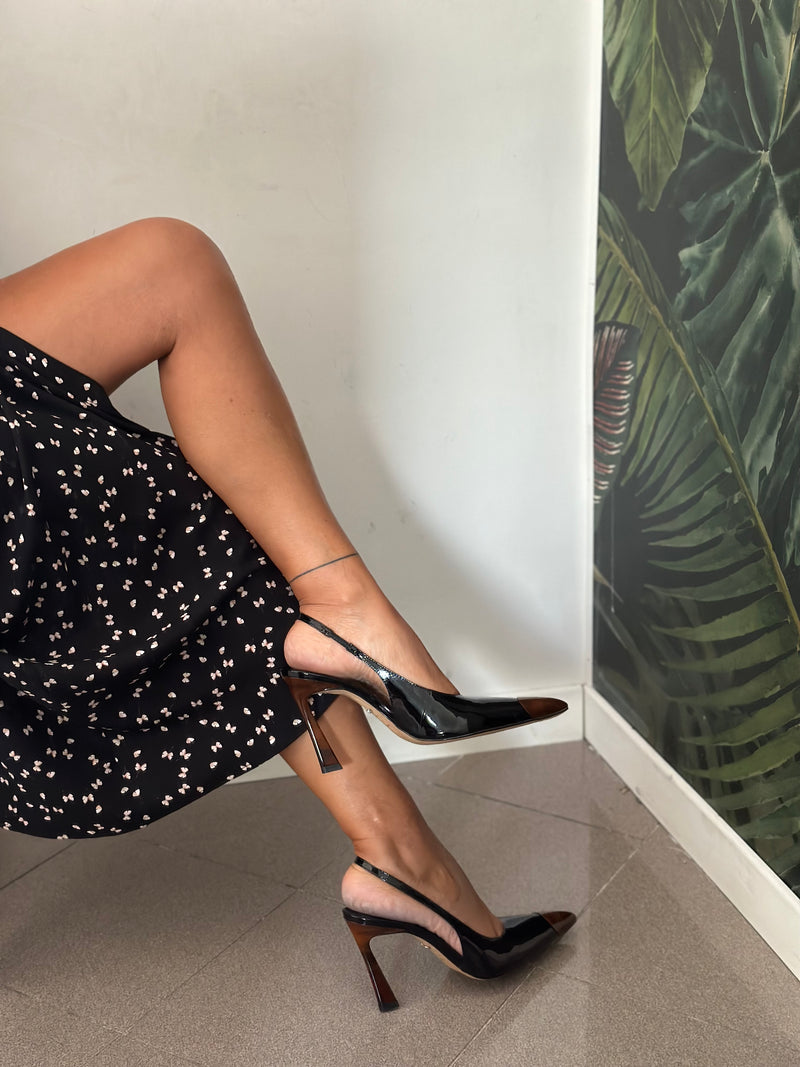 Slingback vernice werner