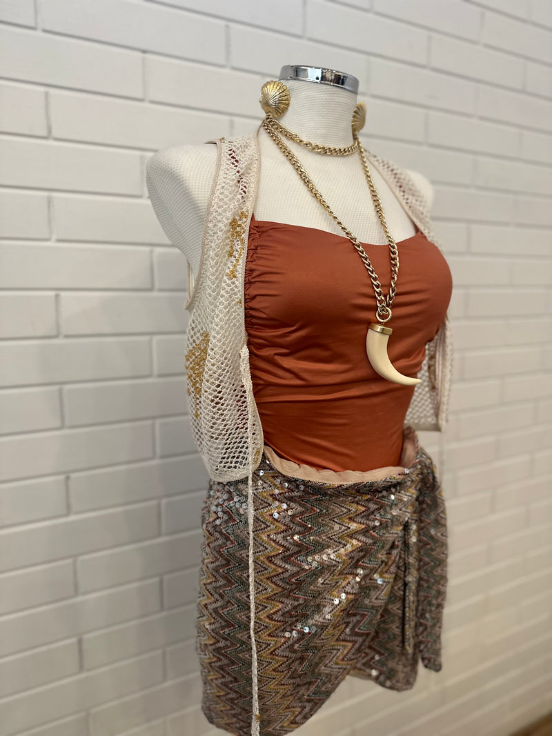 Gilet uncinetto Bohemian VÌ