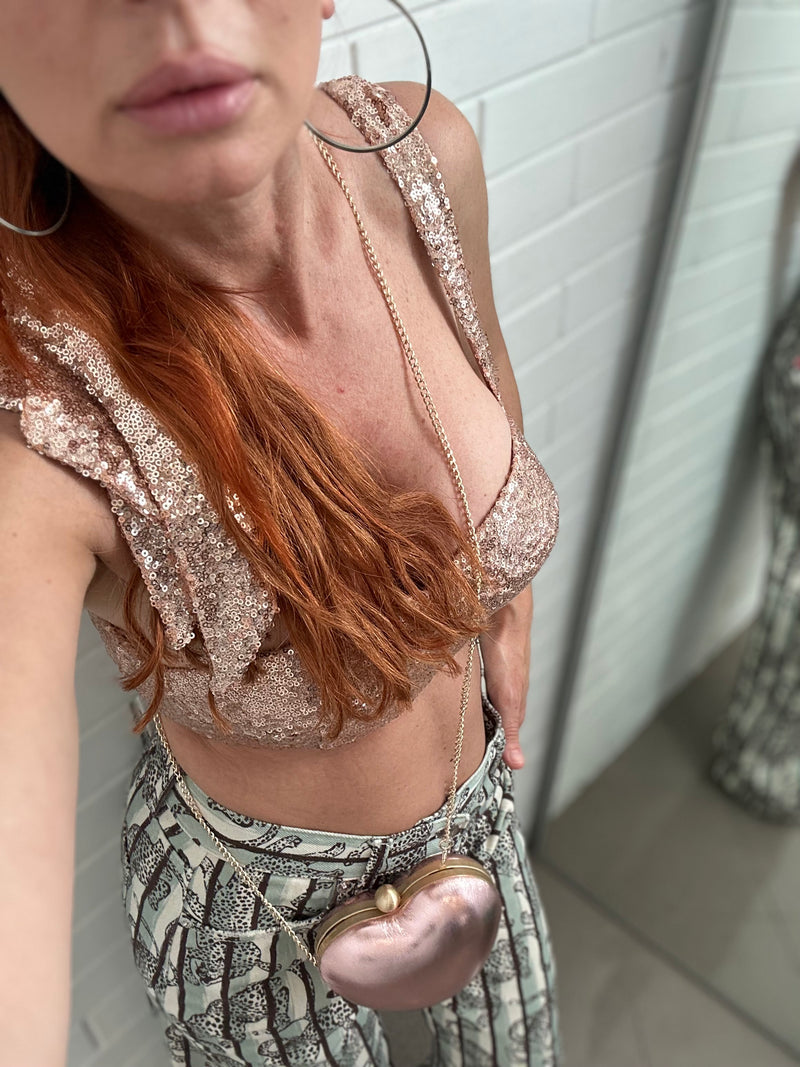 Corpetto in paillettes kostumn