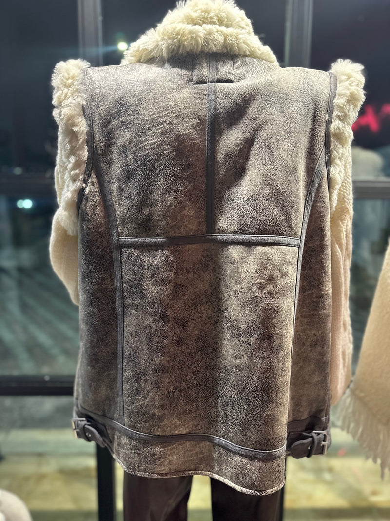 Gilet in eco pelliccia BSB