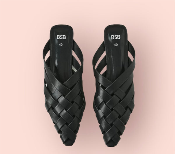 Sandalo flat intreccio bsb