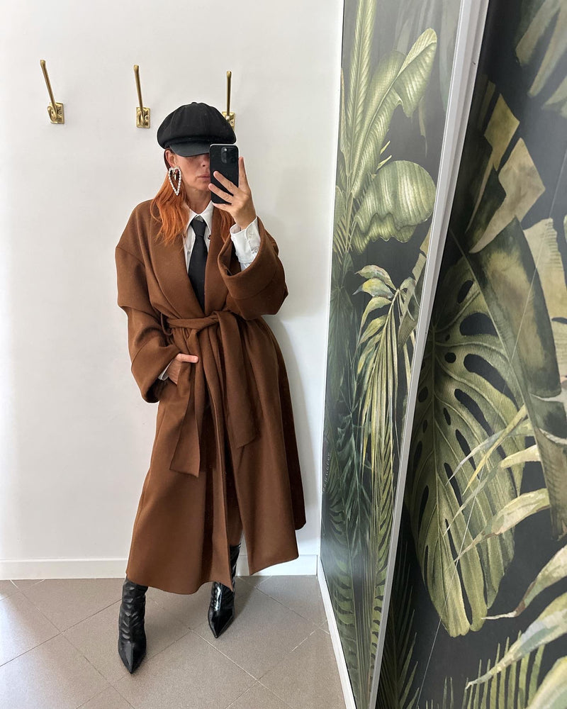 Cappotto the oversized coat velour nineminutes