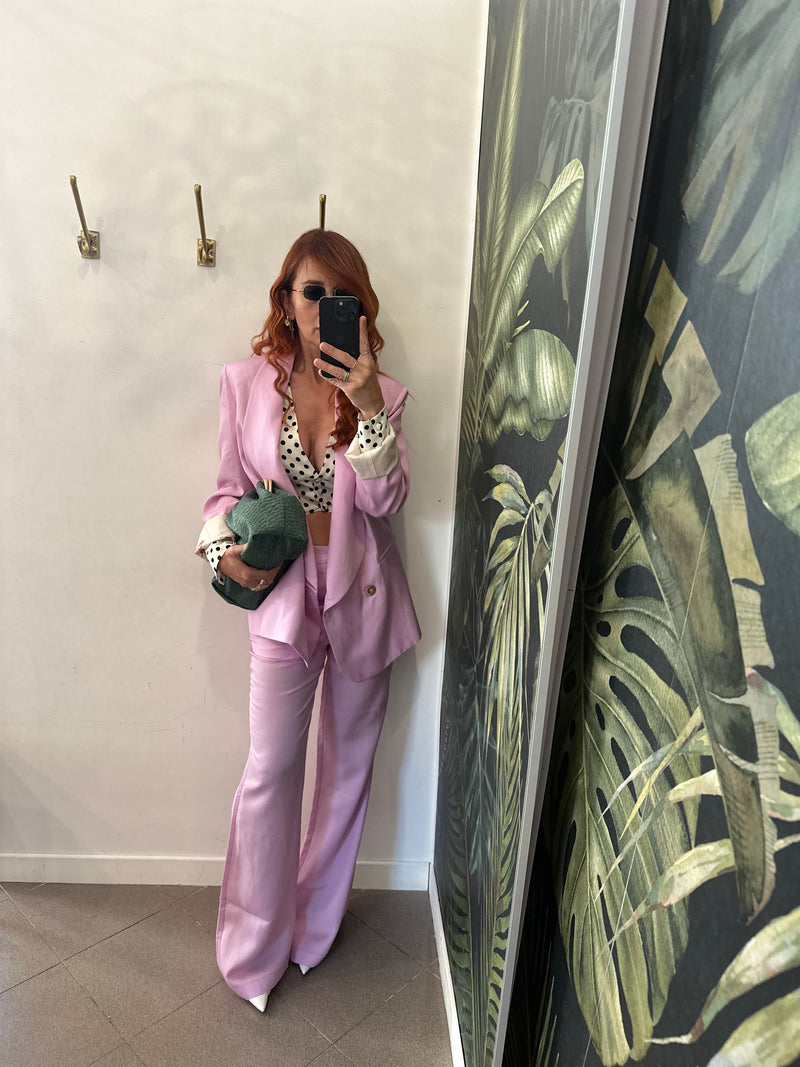 Pantaloni in misto lino sincere paris