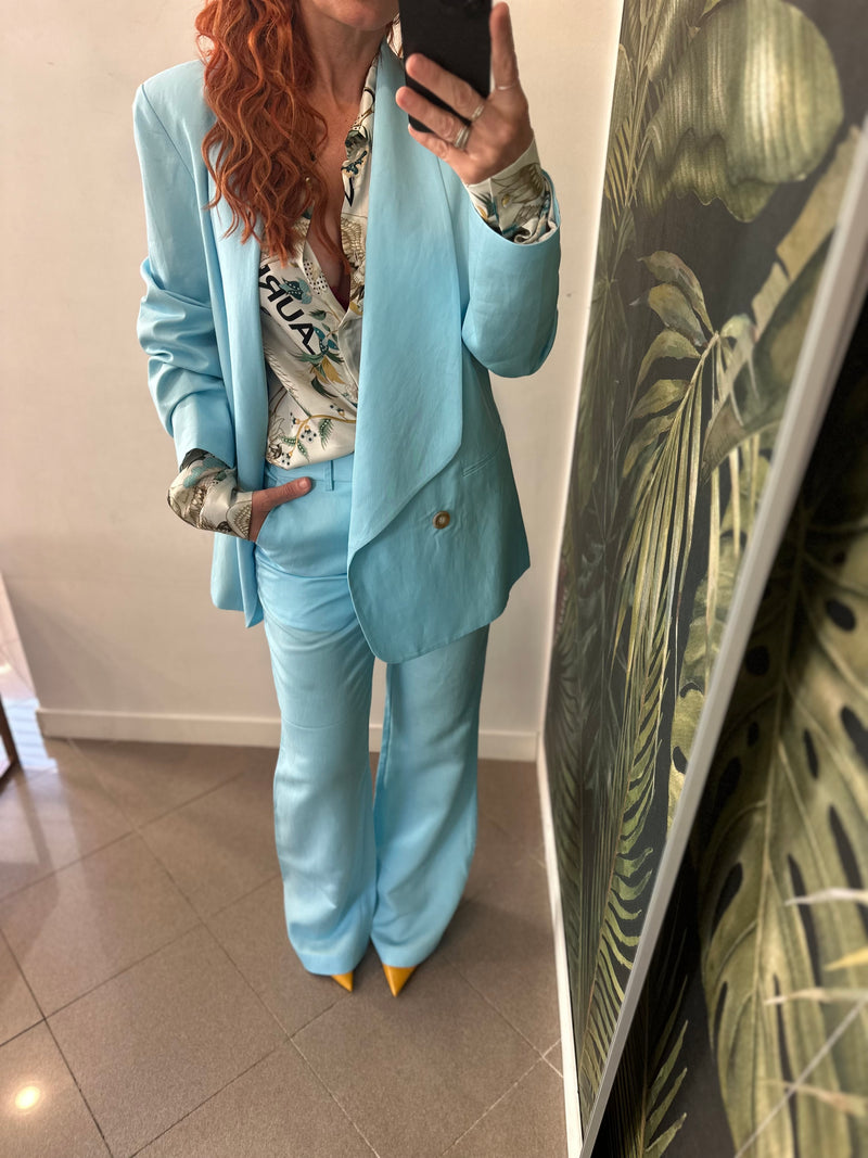 Pantaloni in misto lino sincere paris