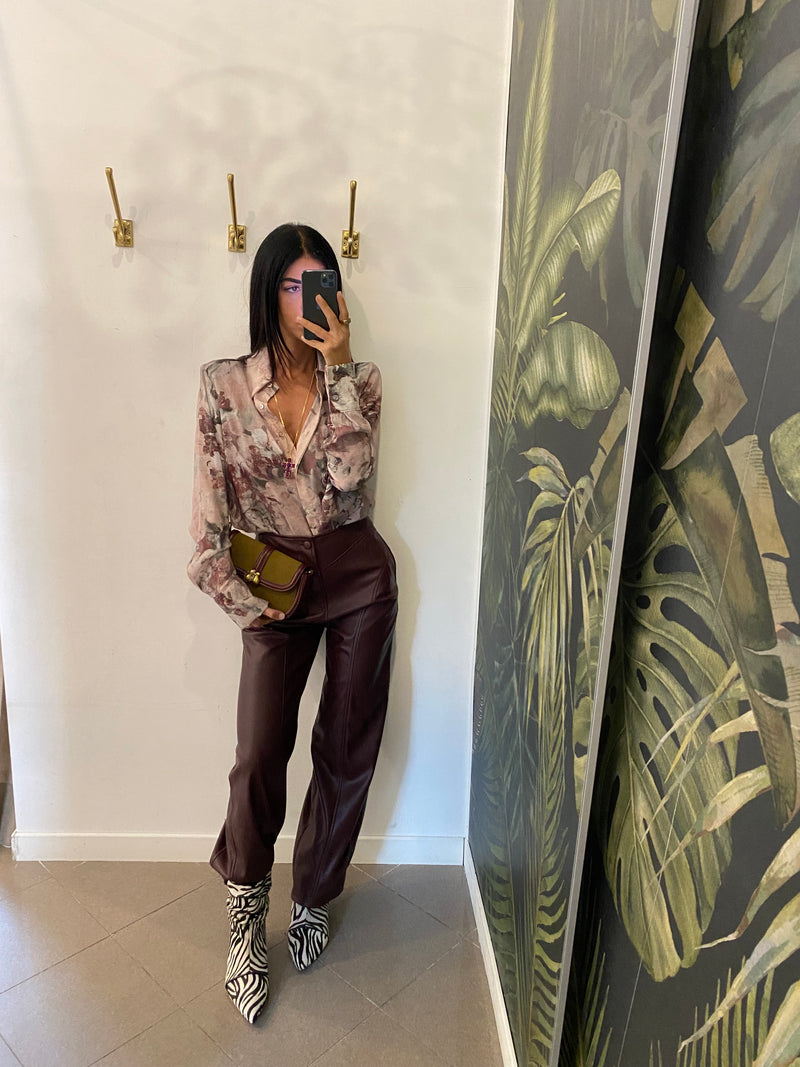 Pantaloni in ecopelle so allure