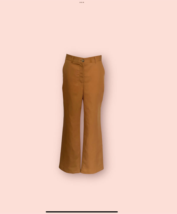 Pantaloni in misto lino sincere paris