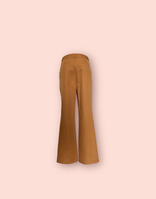 Pantaloni in misto lino sincere paris