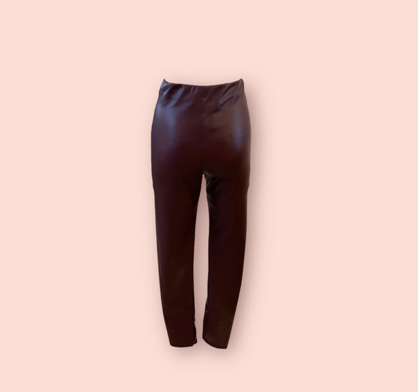 Pantaloni in ecopelle Kostumn