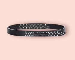 Cintura in pelle con borchie so allure