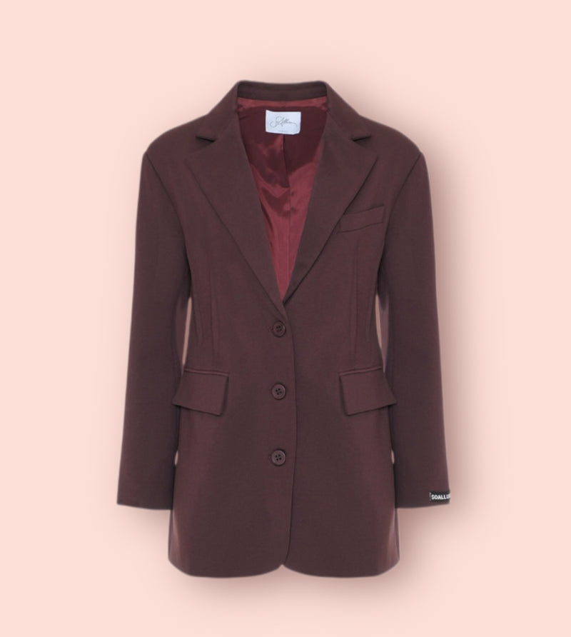 Giacca slim punto milano so allure