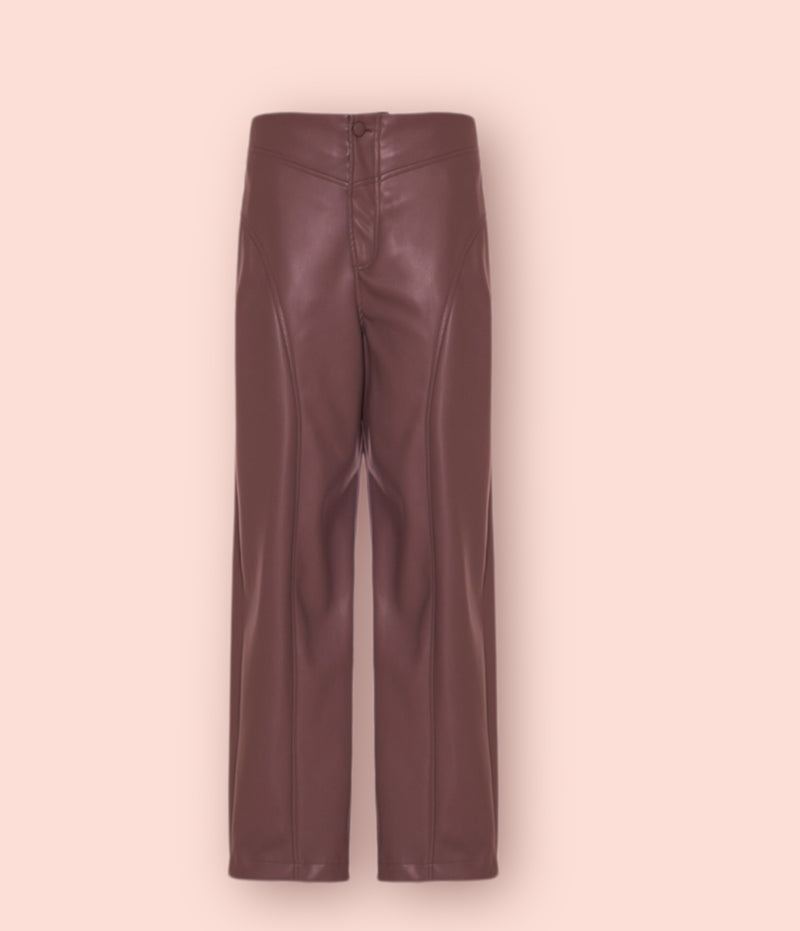 Pantaloni in ecopelle so allure