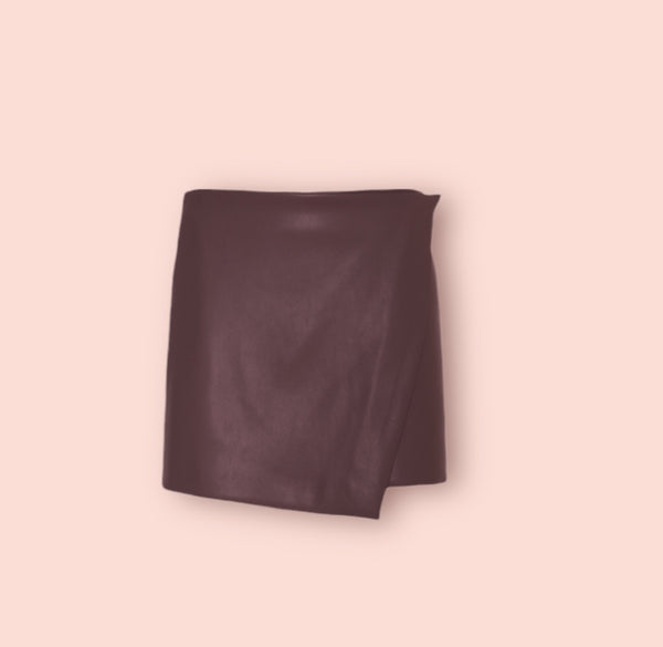 Minigonna ecopelle so allure