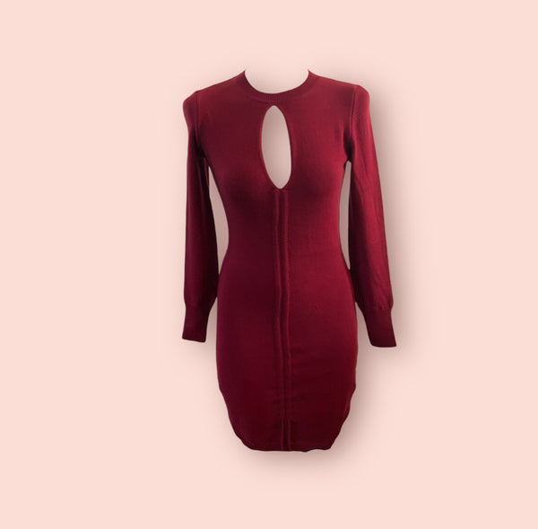 Abito in maglia con coulisse akep
