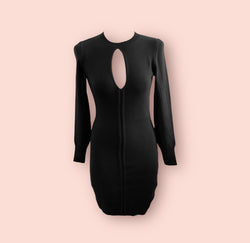 Abito in maglia con coulisse akep