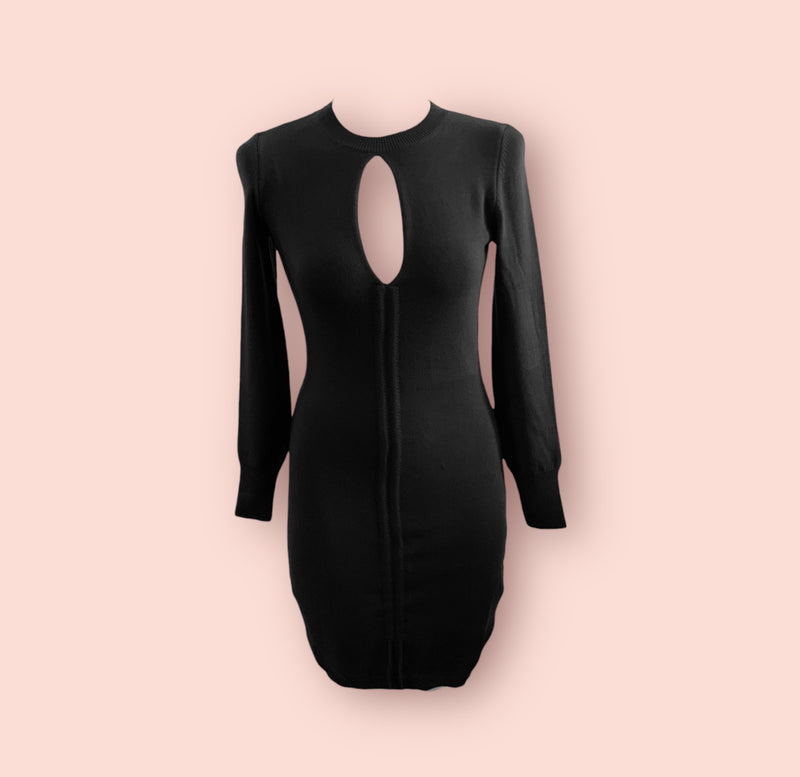 Abito in maglia con coulisse akep