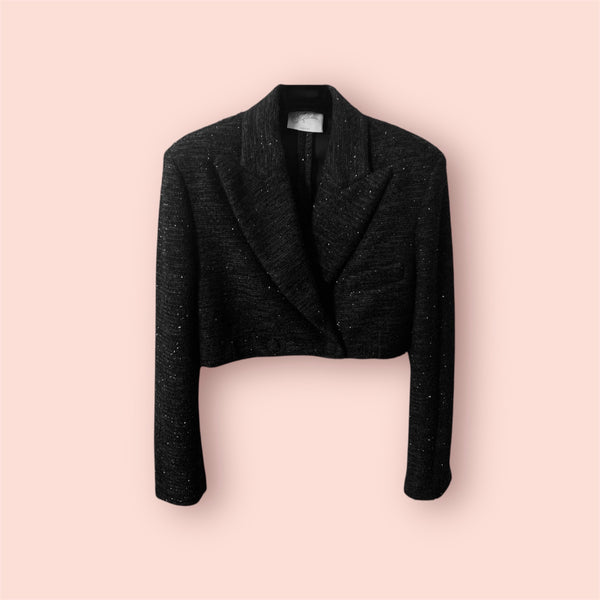 Giacca cropped bouclé so allure