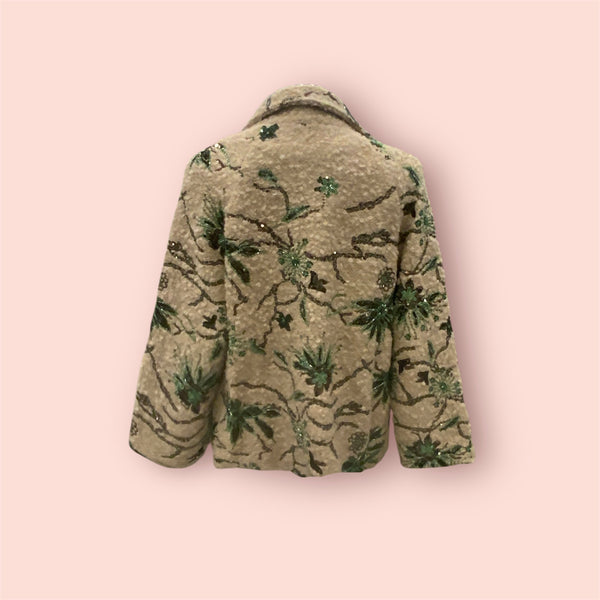 Cappotto corto con ricami nekane