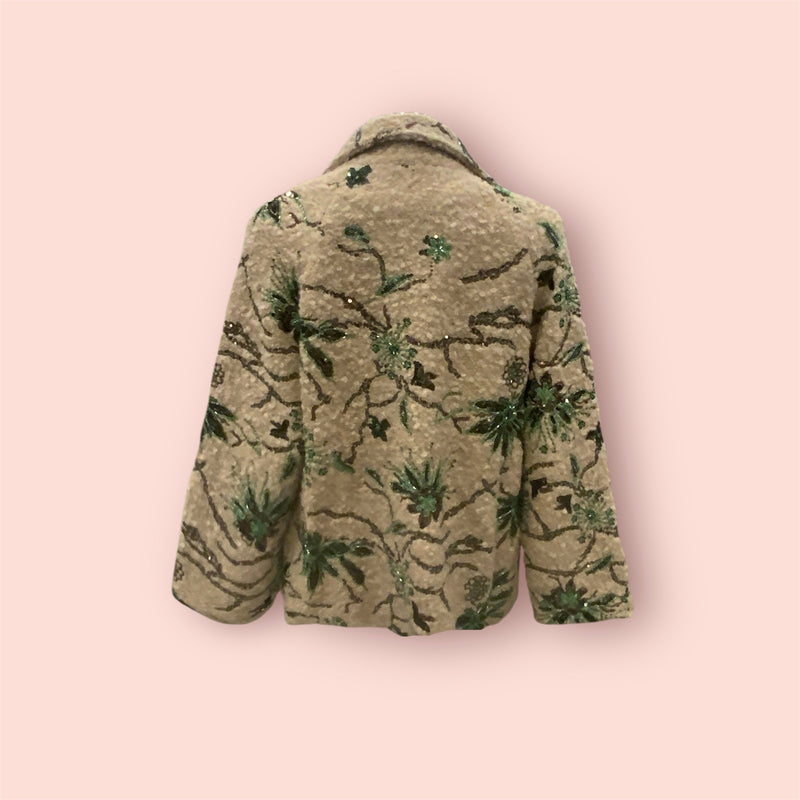 Cappotto corto con ricami nekane