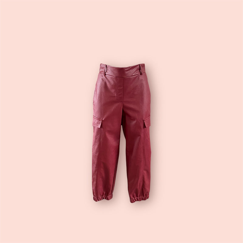 Pantalone jogging ecopelle so allure