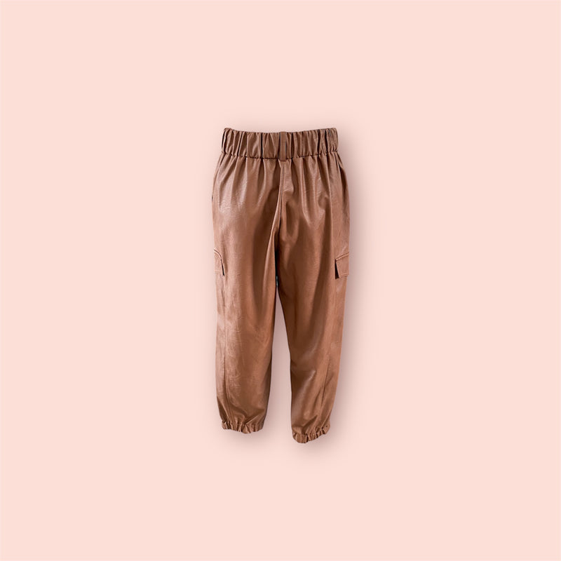 Pantalone jogging ecopelle so allure