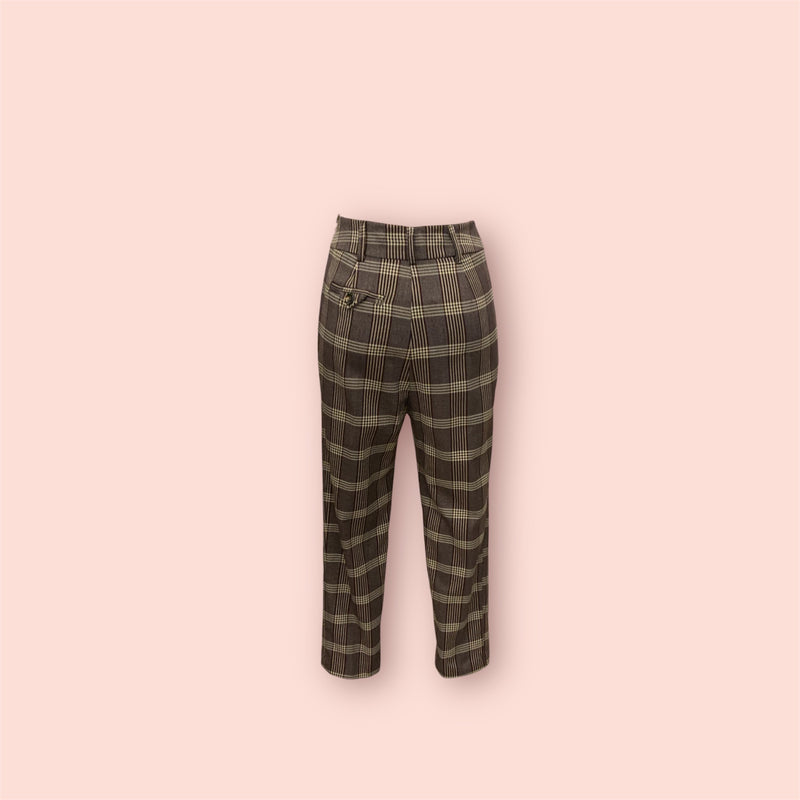 Pantalone check 7/8 so allure