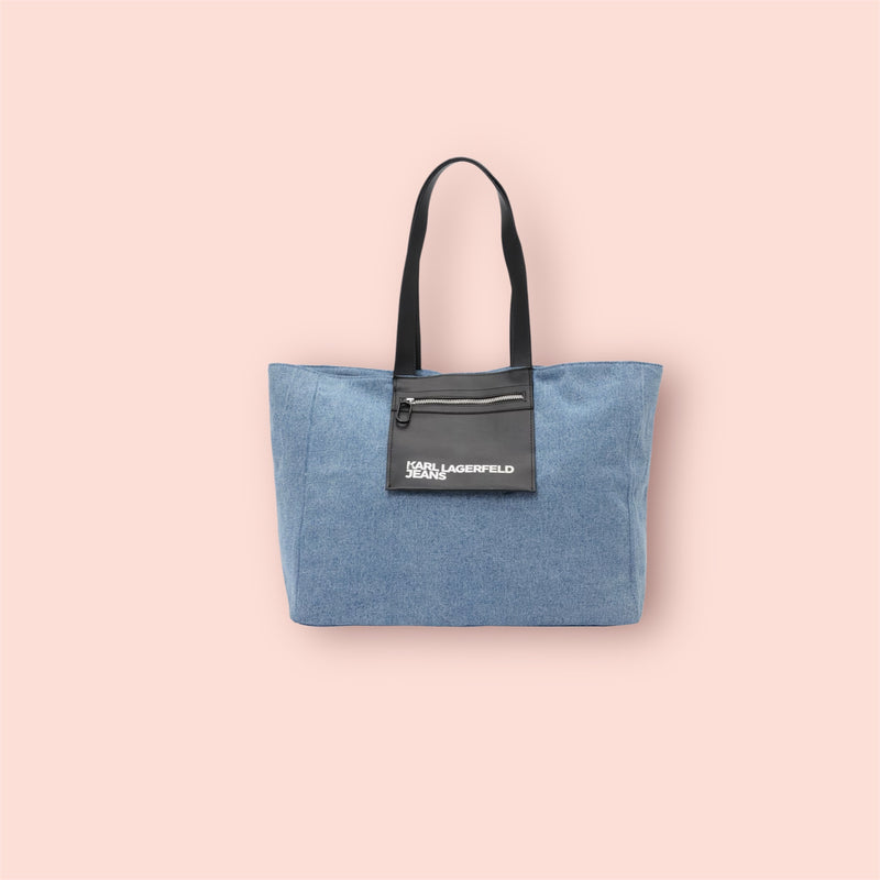 Borsa Shopper denim karl lagerfeld