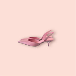 Slingback pelle schutz pink