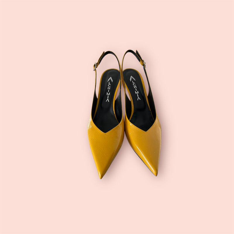 Décolleté slingback finish alchimia