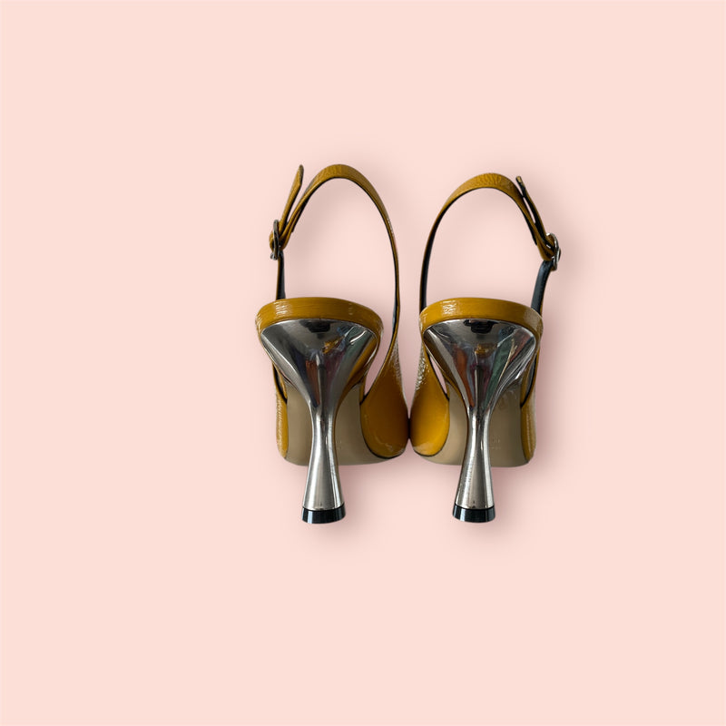 Décolleté slingback finish alchimia