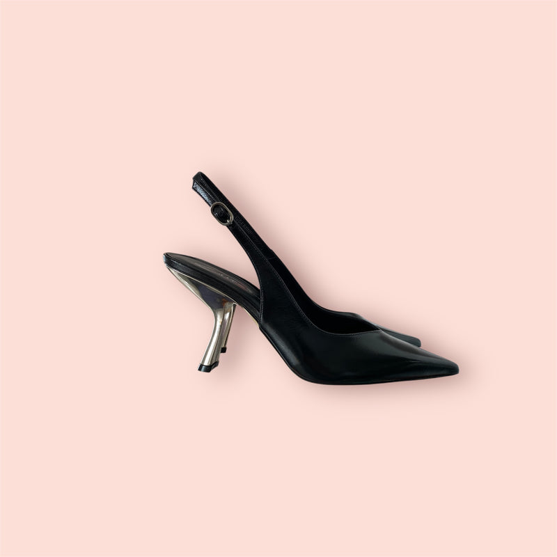 Décolleté slingback finish alchimia