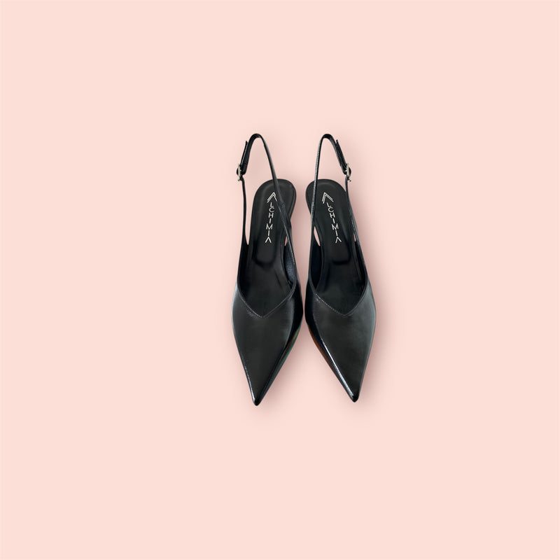 Décolleté slingback finish alchimia