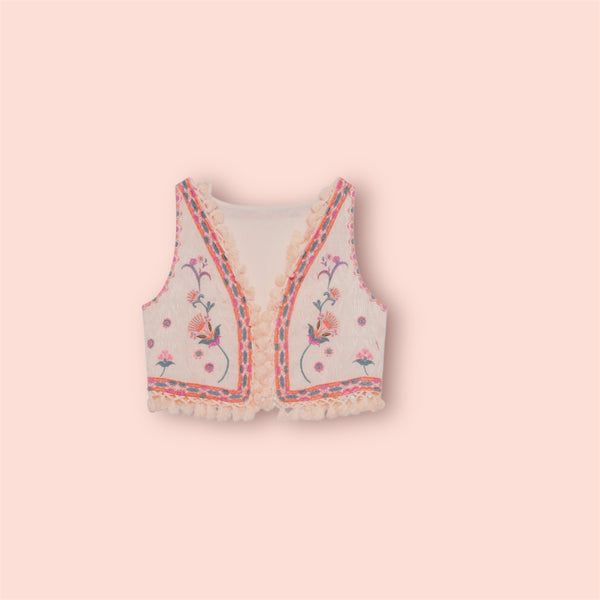Gilet ricamato nekane