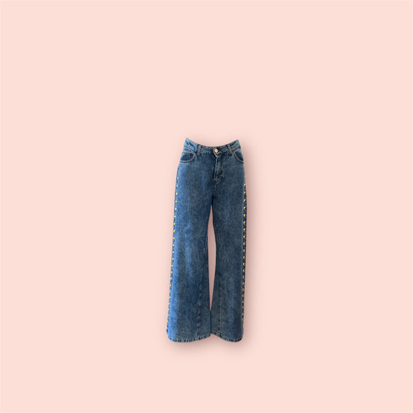 Jeans borchie odi et amo