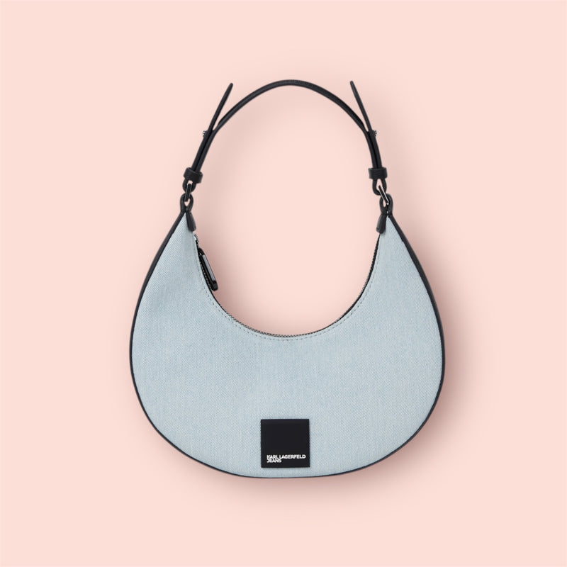 Borsa mezzaluna karl lagerfeld