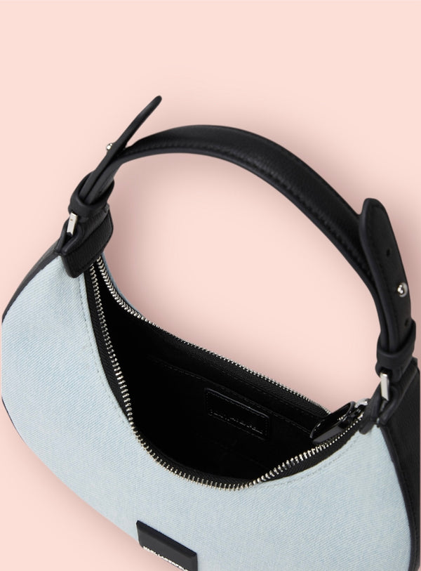 Borsa mezzaluna karl lagerfeld