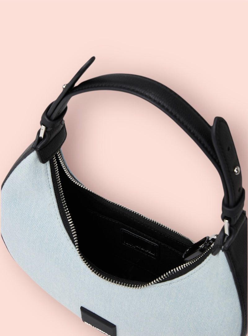 Borsa mezzaluna karl lagerfeld