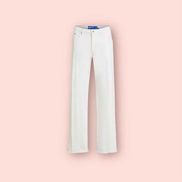 Jeans cuciture a rilievo karl lagerfeld