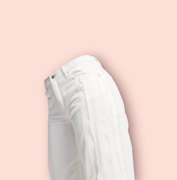 Jeans cuciture a rilievo karl lagerfeld