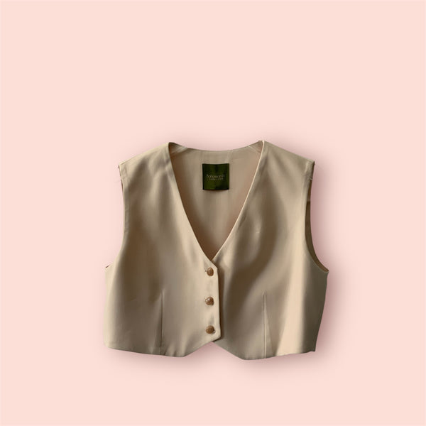 Gilet crop Bohemian Vì
