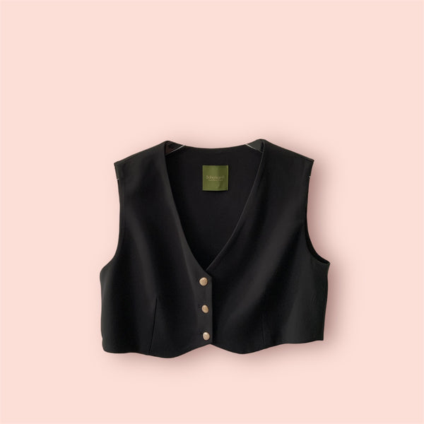 Gilet crop Bohemian Vì