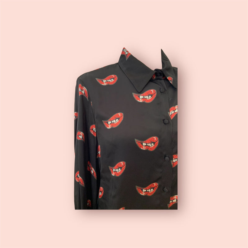 Camicia con bocche brand unique