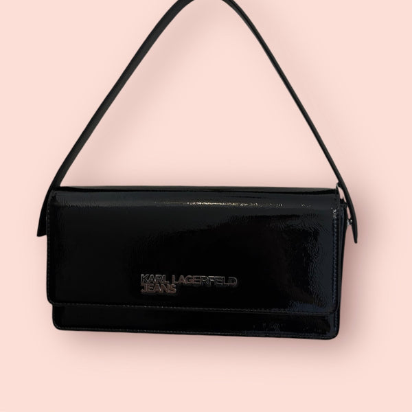 Borsa in vernice karl lagerfeld