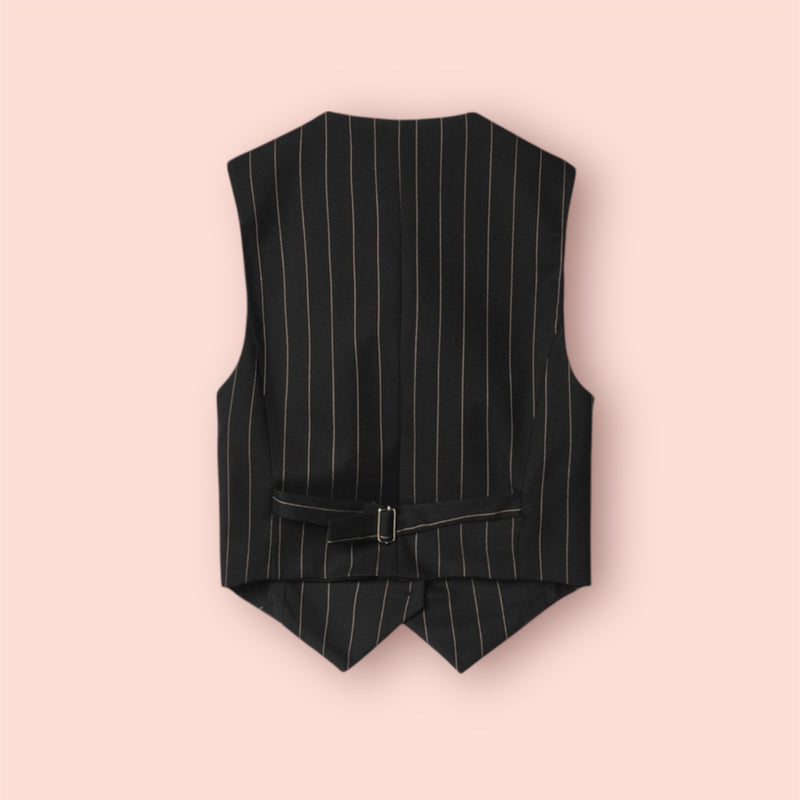 Gilet agata gessato mar de margaritas