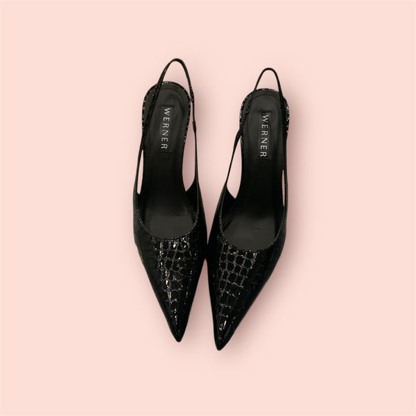 Slingback pitonato werner