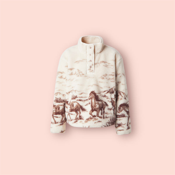 Felpa pullover in sherpa Kasey Levi's