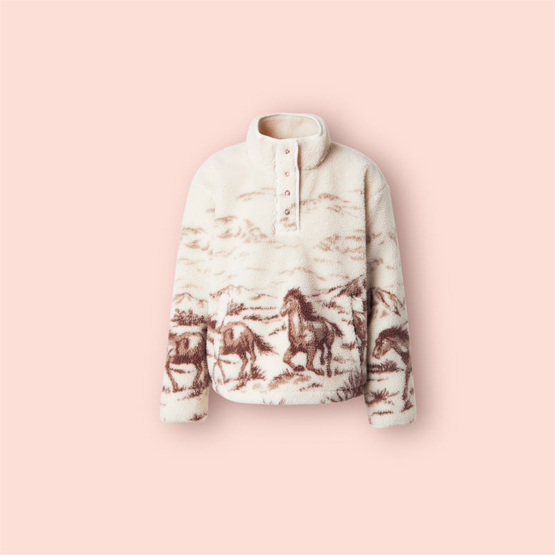 Felpa pullover in sherpa Kasey Levi's