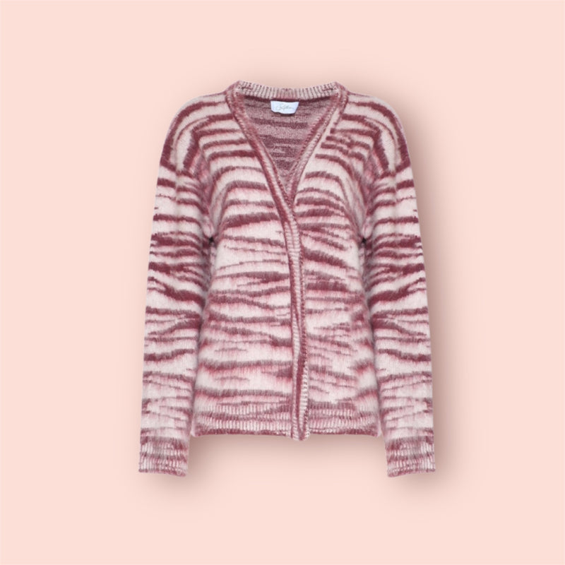 Cardigan zebrato so allure