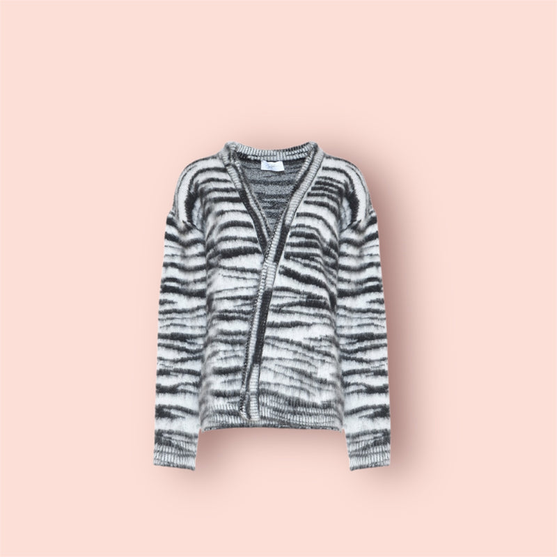 Cardigan zebrato so allure