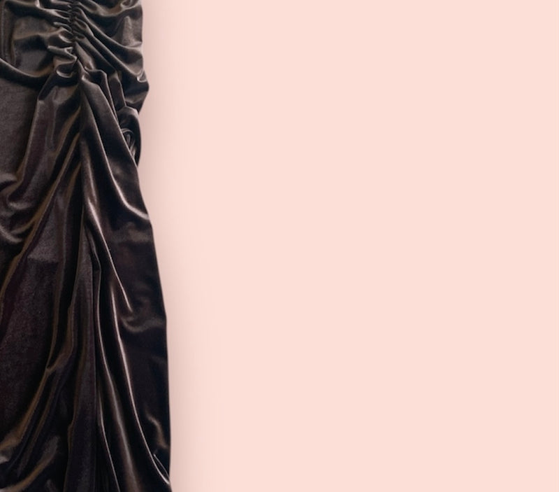 Gonna tubino in velluto so allure